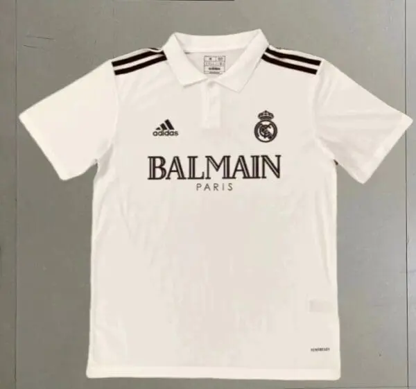 Real Madrid Balmain Polo Special Edition White Kit – Fan Version