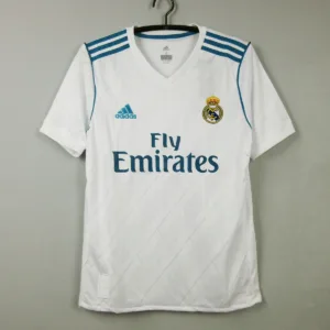 Real Madrid 2017/2018 Home Football Kit – Retro Kit