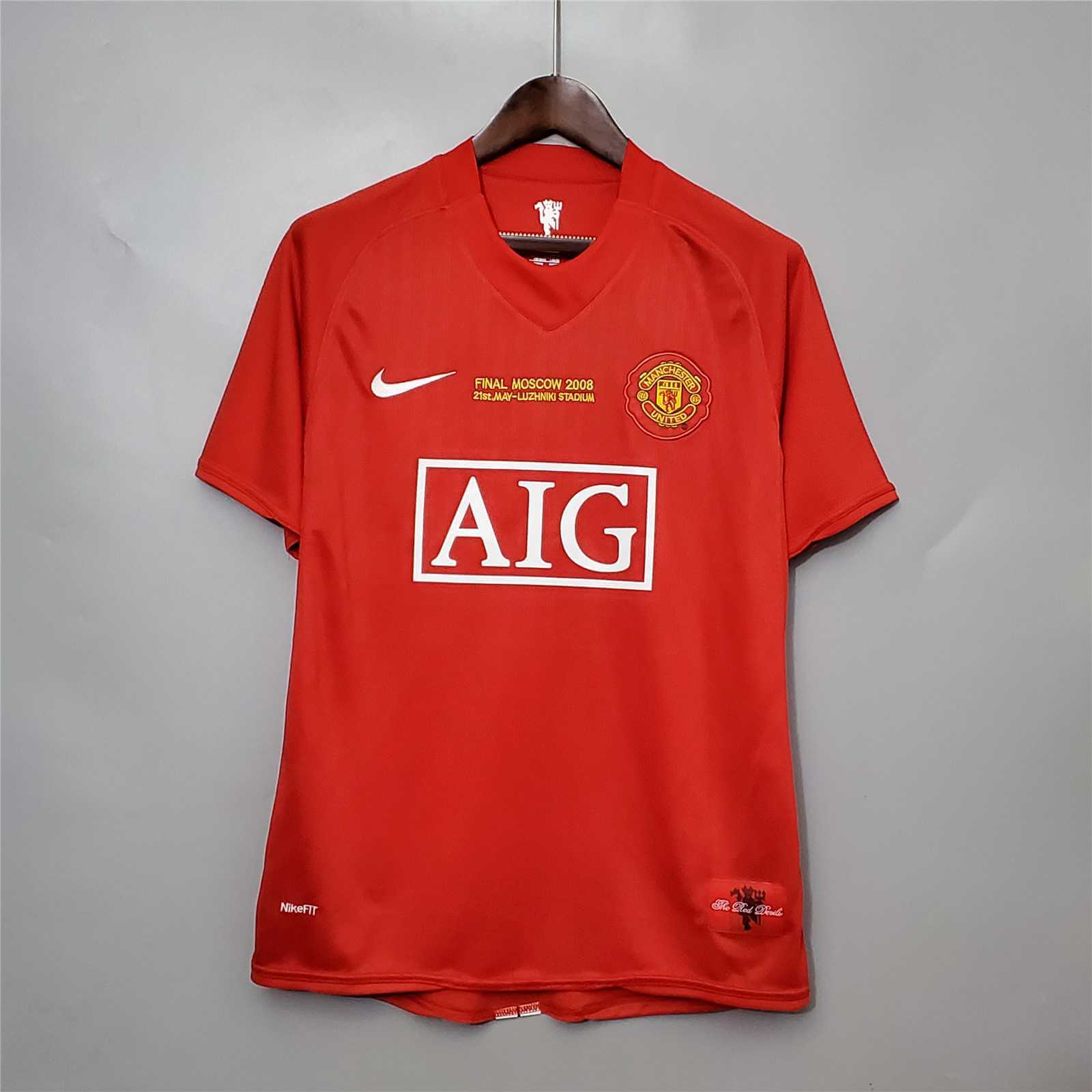 Manchester United 2007-2008 Home Kit – The Football Heritage