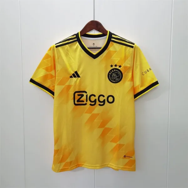 Ajax 23/24 Away Yellow Kit – Fan Version