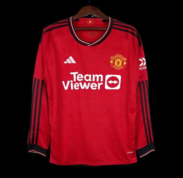 Manchester United 23/24 Home -Long Sleeve- – Fan Version