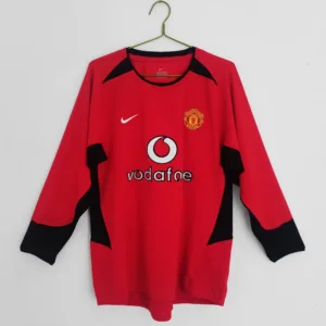 MANCHESTER UNITED 2002/2004 Home kit – Long sleeve