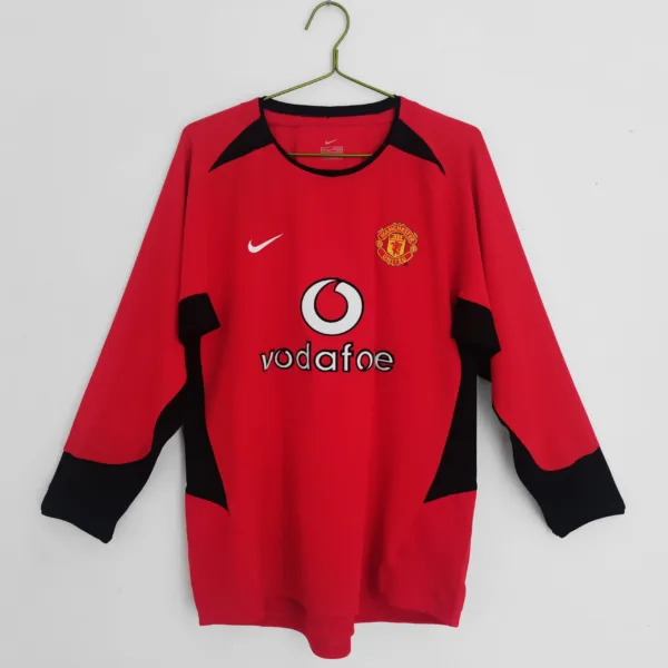 MANCHESTER UNITED 2002/2004 Home kit – Long sleeve