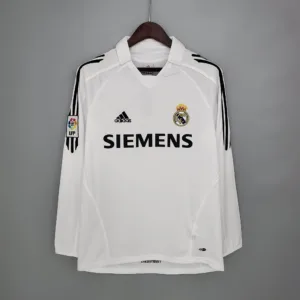 Real Madrid 2005/2006 Home Kit – Long Sleeves