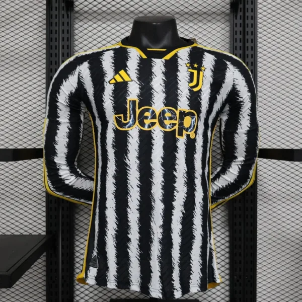 Juventus 23/24 Home Kit -Long Sleeve- – Player Version