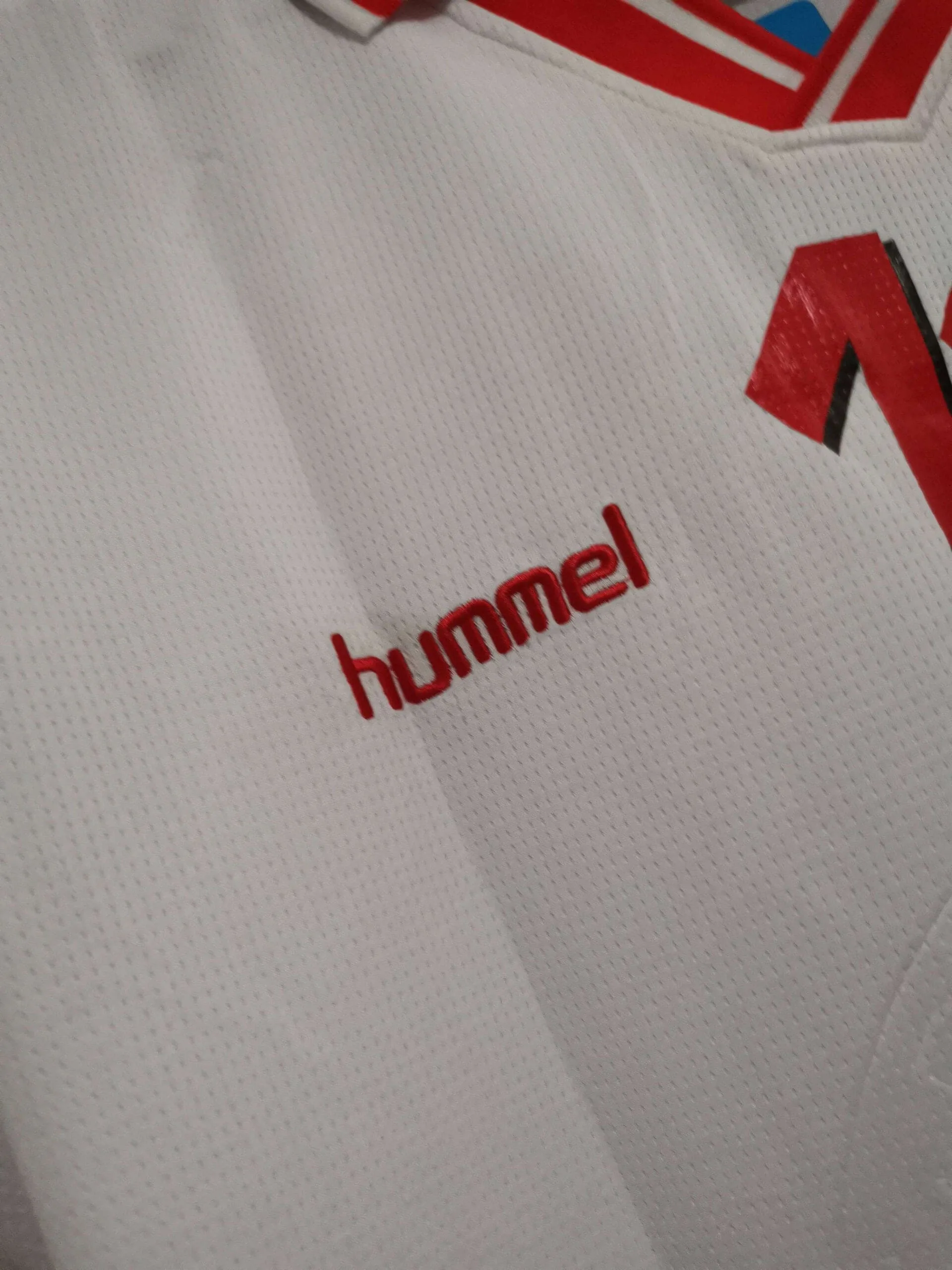 Denmark 1998 Away white kit - Image 6