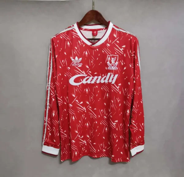 IiverpooI 1989/1990 Home Red Kit