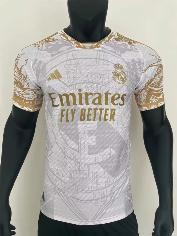 Real Madrid White&Gold Special Edition Kit – Player Version
