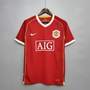 MAN United 2006/2007 Home Kit – Short Sleeves