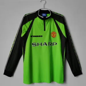 MANU 1998/1999 Green GK Kit