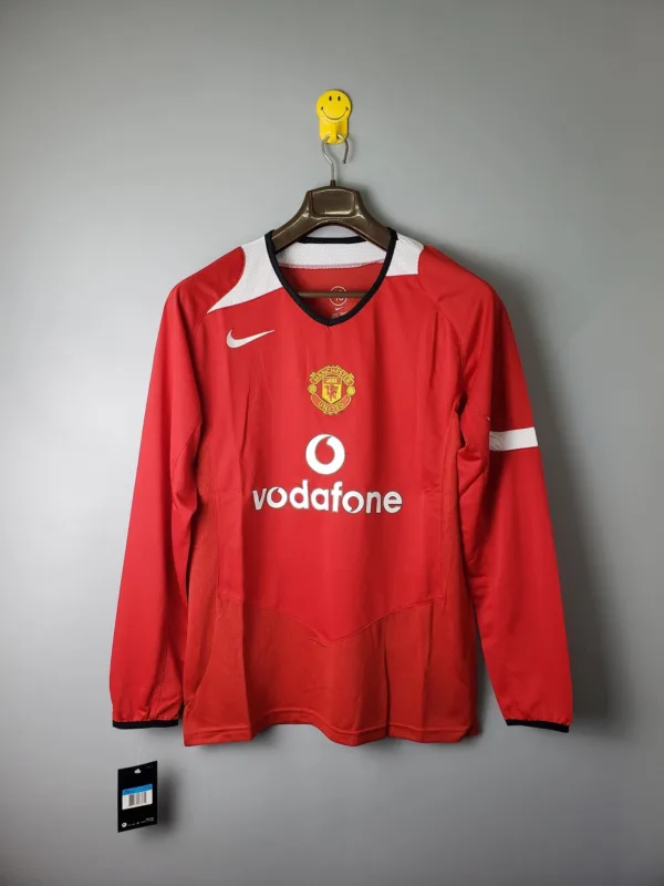 Man United 2004/2006 Home Kit – Long Sleeves