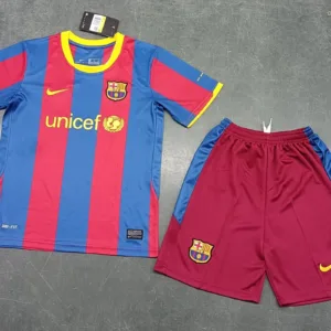 Fc Barcelona 2010/2011 Home Kit - Kids
