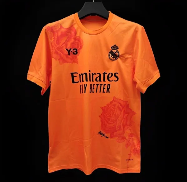 Real Madrid 24/25 Orange Y-3 Kit – Fan version