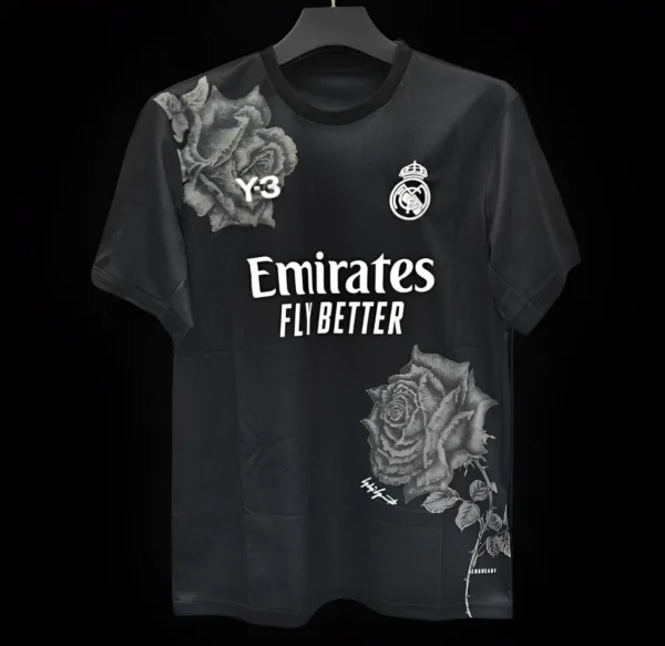 Real Madrid 24/25 Black Y-3 Kit – Fan version