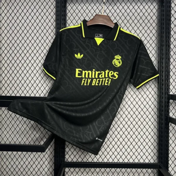 Real Madrid Black & Gold Unique Jersey – Fan Version