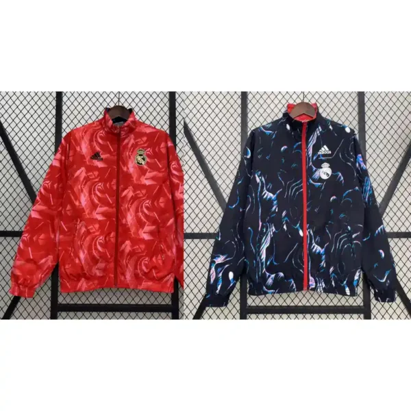 Real Madrid 24/25 Reversible Windbreaker - Red & Blue