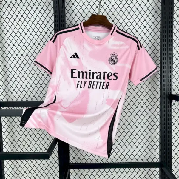 Real Madrid Pink & White Kit 24/25 – Fan Version
