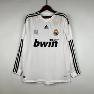 Real Madrid 2009-10 Home Kit -Long Sleeve