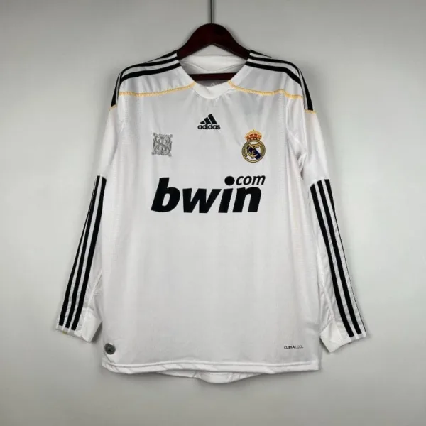 Real Madrid 2009-10 Home Kit -Long Sleeve