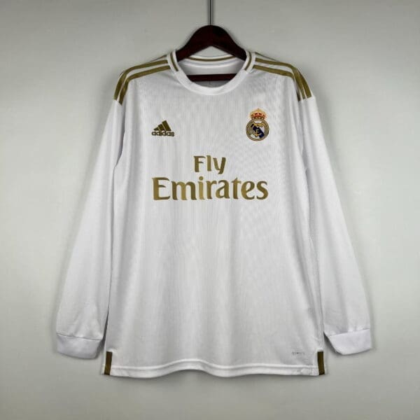 Real Madrid 2019-20 Home Kit -Long Sleeve – Fan Version