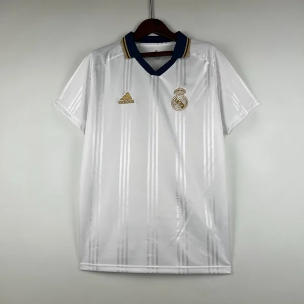 Real Madrid 2019-20 White and Gold Special Jersey