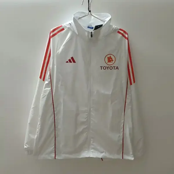AS Roma 24/25 White windbreaker