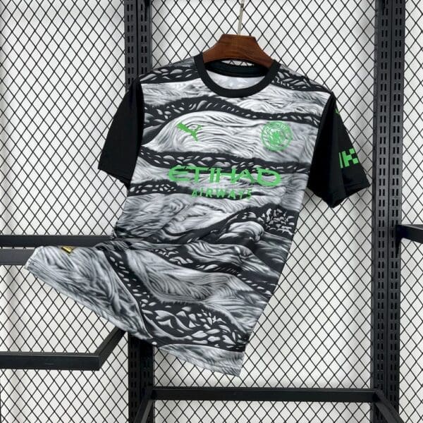 Manchester City 2025/26 Black and Gray Concept Kit – Fan Version