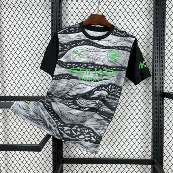 Manchester City 2025/26 Black and Gray Concept Kit – Fan Version