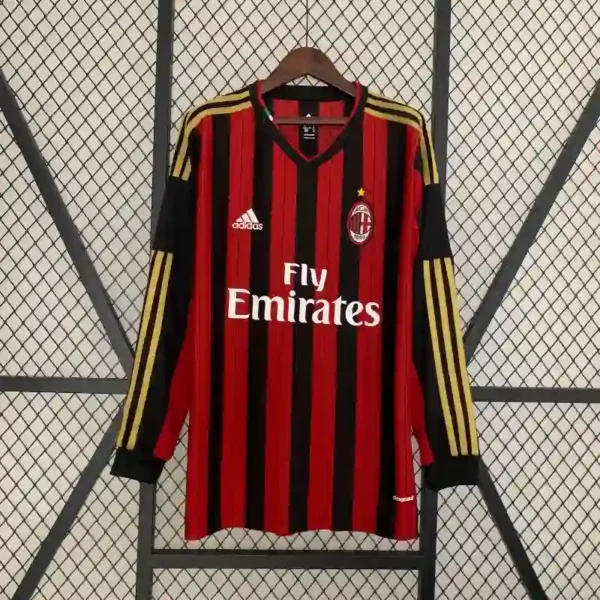 AC Milan 2013-14 Home Kit -Long Sleeve