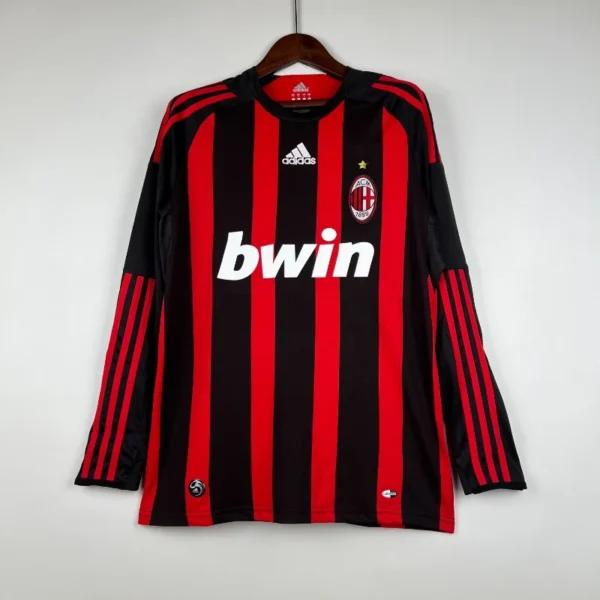 AC Milan 2008-09 Home Kit -Long Sleeve