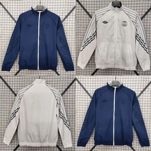 PSG 2025/26 Reversible Windbreaker - Blue & White