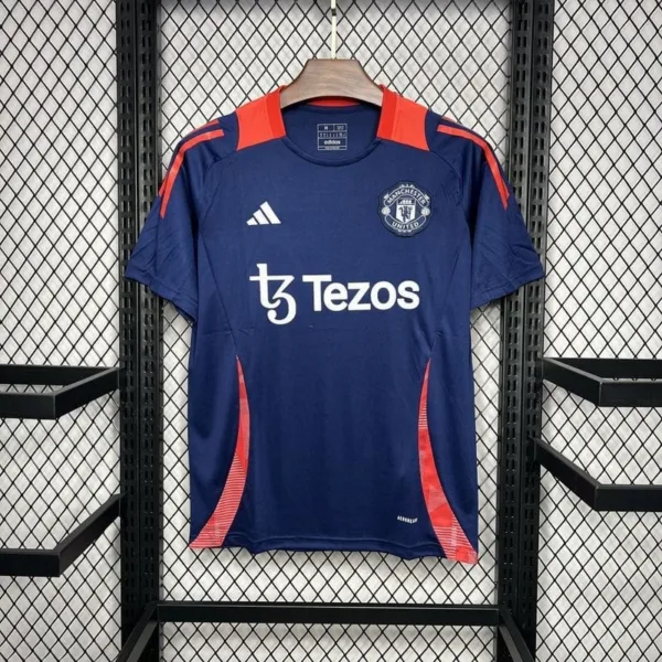 Manchester United 2024/25 Dark Blue Pre-match Kit – Fan Version
