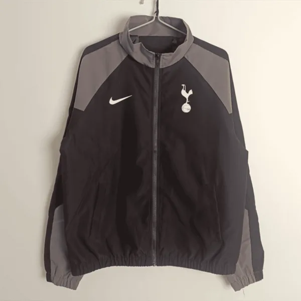 Tottenham Hotspur 2025/26 Black Windbreaker