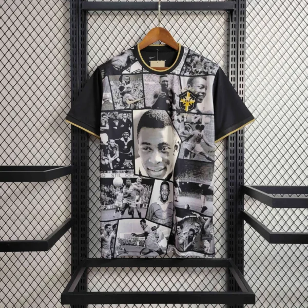 Brazil Young Pelé Special Black kit – Fan Version