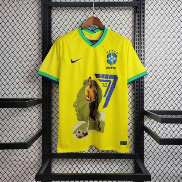 Brazil 7 - 92' PELÉ Special Black kit – Fan Version