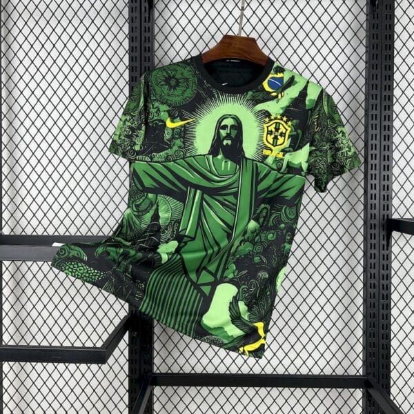 Brazil Christ The Redeemer Green Kit – Fan version