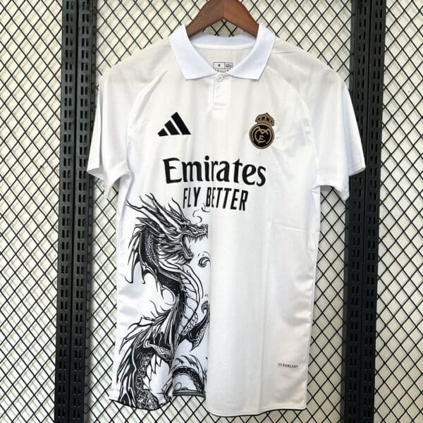 Real Madrid Dragon Special white Kit – Fan Version