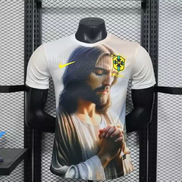 Brazil Jesus Special Edition White Kit - Player Version