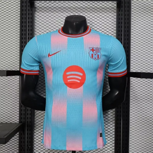 FC Barcelona Blue and Pink 25/26 Kit – Player version
