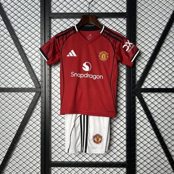 Manchester United 25/26 Home Jersey - Kids