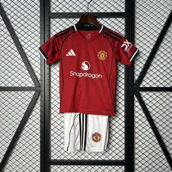Manchester United 25/26 Home Jersey - Kids
