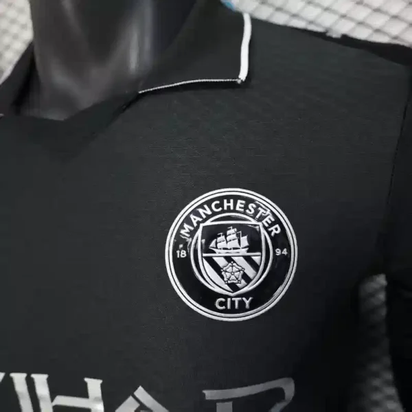 Manchester City 25/26 Away Kit – Player Version black kit
