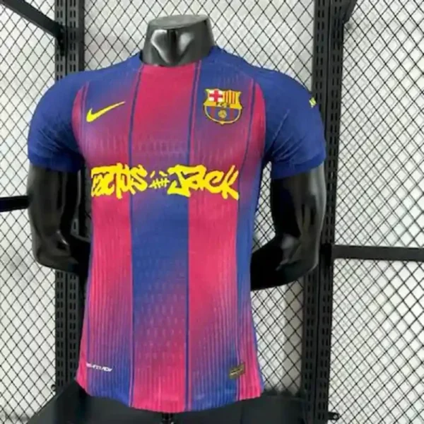 FC Barcelona 25/26 Home Travis Scott Kit – Player version