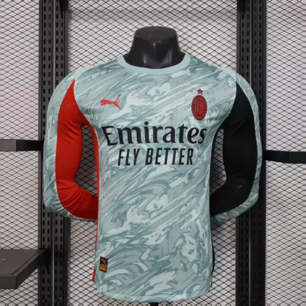 Ac Milan 25/26 Goalkeeper Kit -Long Sleeves- – Player Version