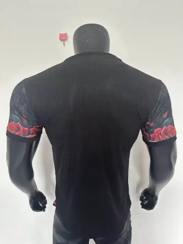 FC Barcelona Black Kit Red Roses – Player version