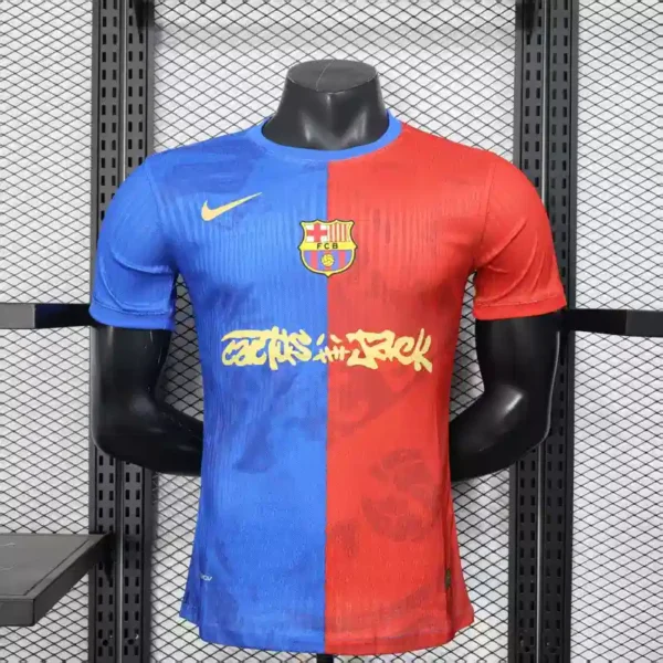FC Barcelona Travis Scott Home Special Kit - Player Version