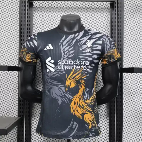 LiverpooI Black and gold Phoenix Kit – Player Version