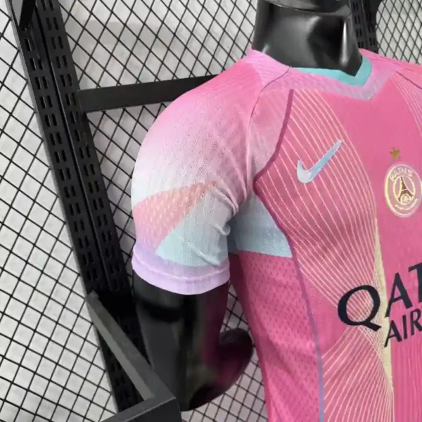 Paris Saint-Germain Pink Kit – Player Version football shirt