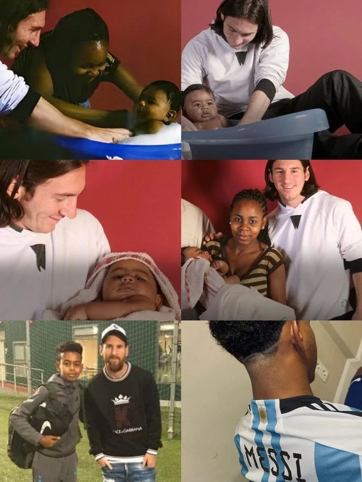 messi gives bath to lamine yamal