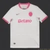 Sporting Lisbonne White and Pink kit